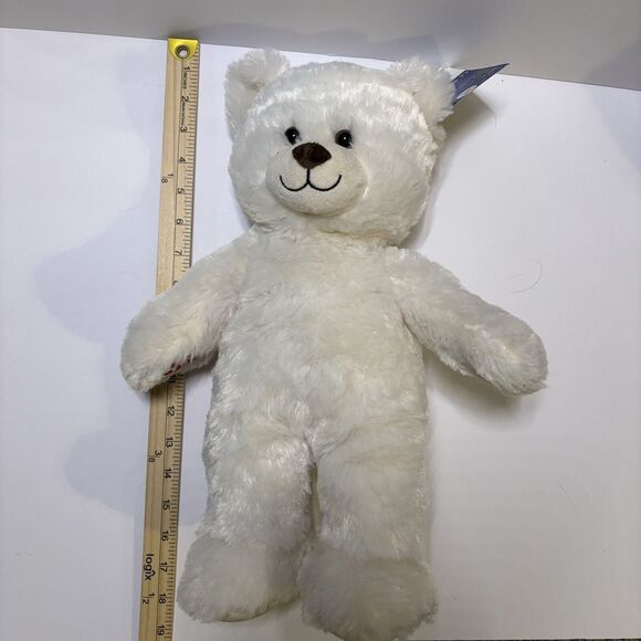 Build A Bear 15” Blond Teddy Sitting Plush Stuffed Animal With Original Tag 2014 - Picture 11 of 12